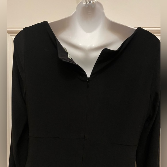 Cleo Petite size 8 Black Long Sleeve Midi Length Dress. - Picture 4 of 11